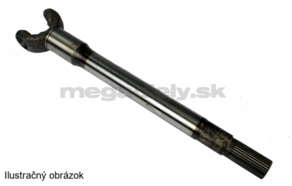Poloos john deere dĺžka=1680mm 14 zubov náboj kolesa, 12 zubov prevodovka